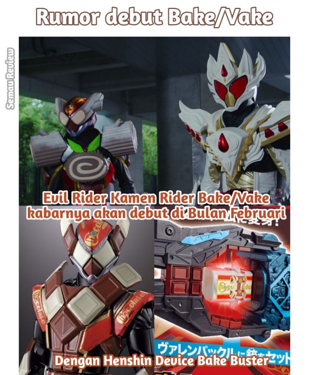 Semau review - Kamen Rider Bake, Evil Rider baru di Gavv... | Facebook