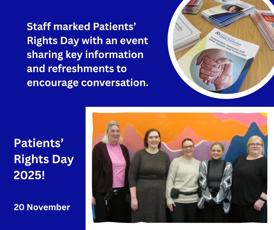 The State - Today is Patients’ Rights Day! At the State Hospital, we ...