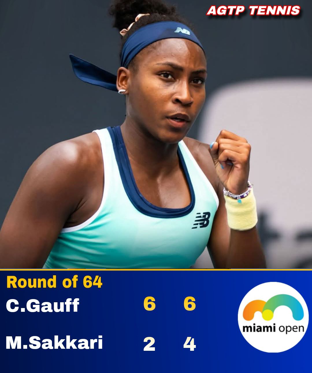 AGTP - COCO CRUSHES IT! Top American Coco Gauff takes down Maria ...