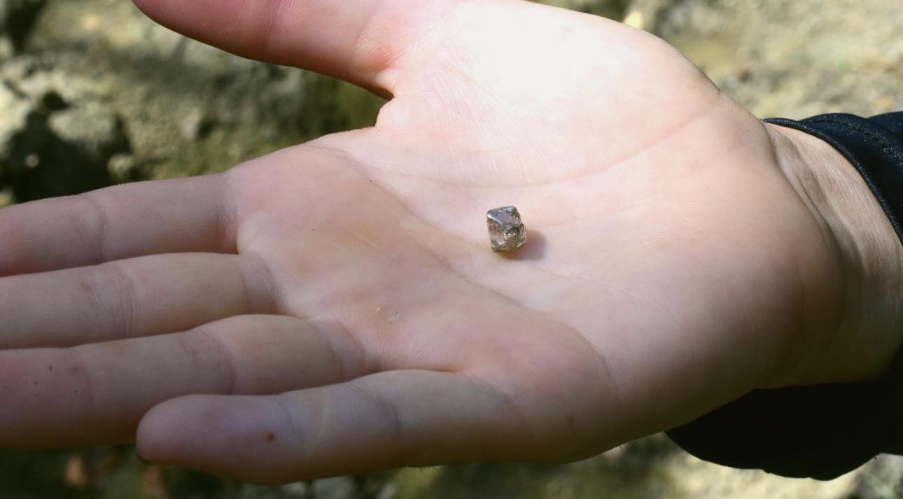 A woman from California picked up a shiny gem during a recent