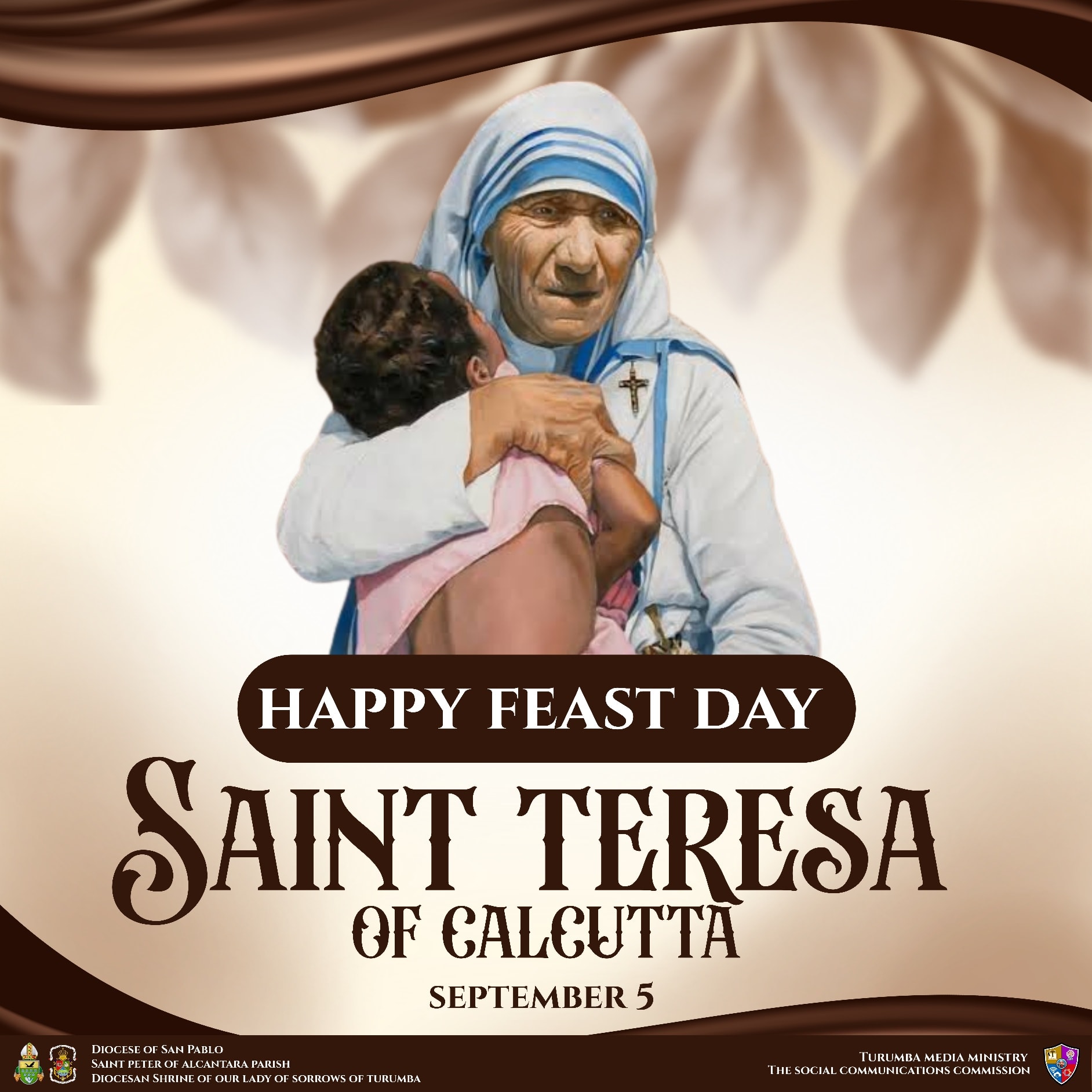 Turumba - Saint Teresa of Calcutta September 5 Mother Teresa was born ...