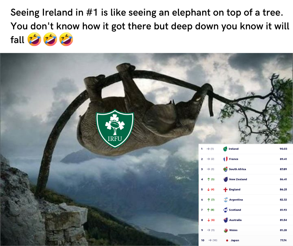The International Rugby Memes Club - We know at some point they have to ...