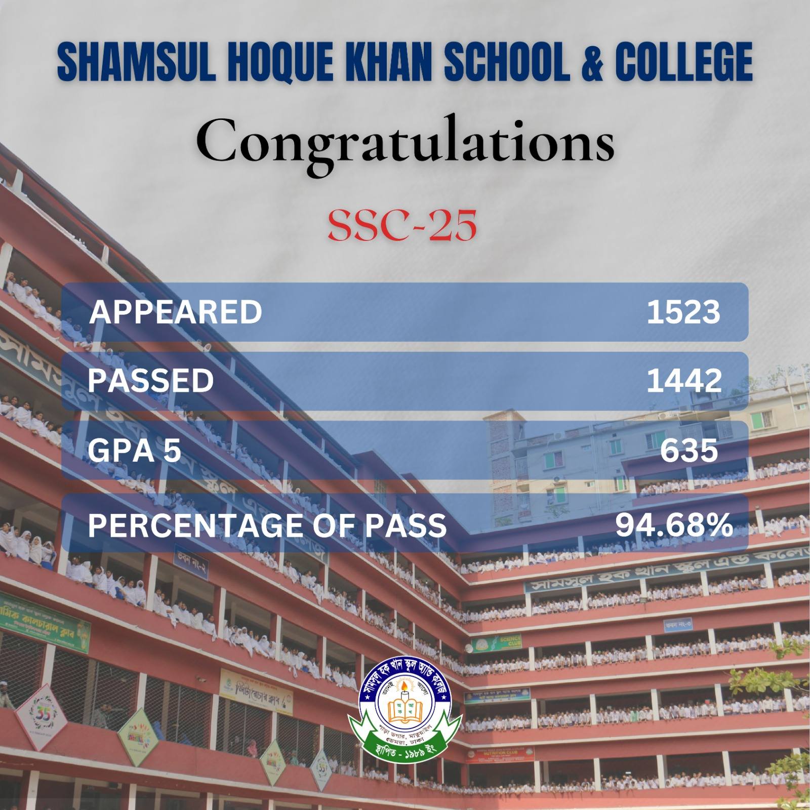 Shamsul... - Shamsul Hoque Khan School & College, Demra, Dhaka