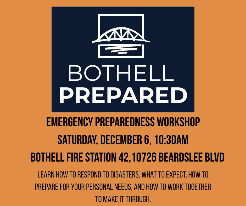 Bothell Prepared - Emergency Preparedness Workshop - December 2025