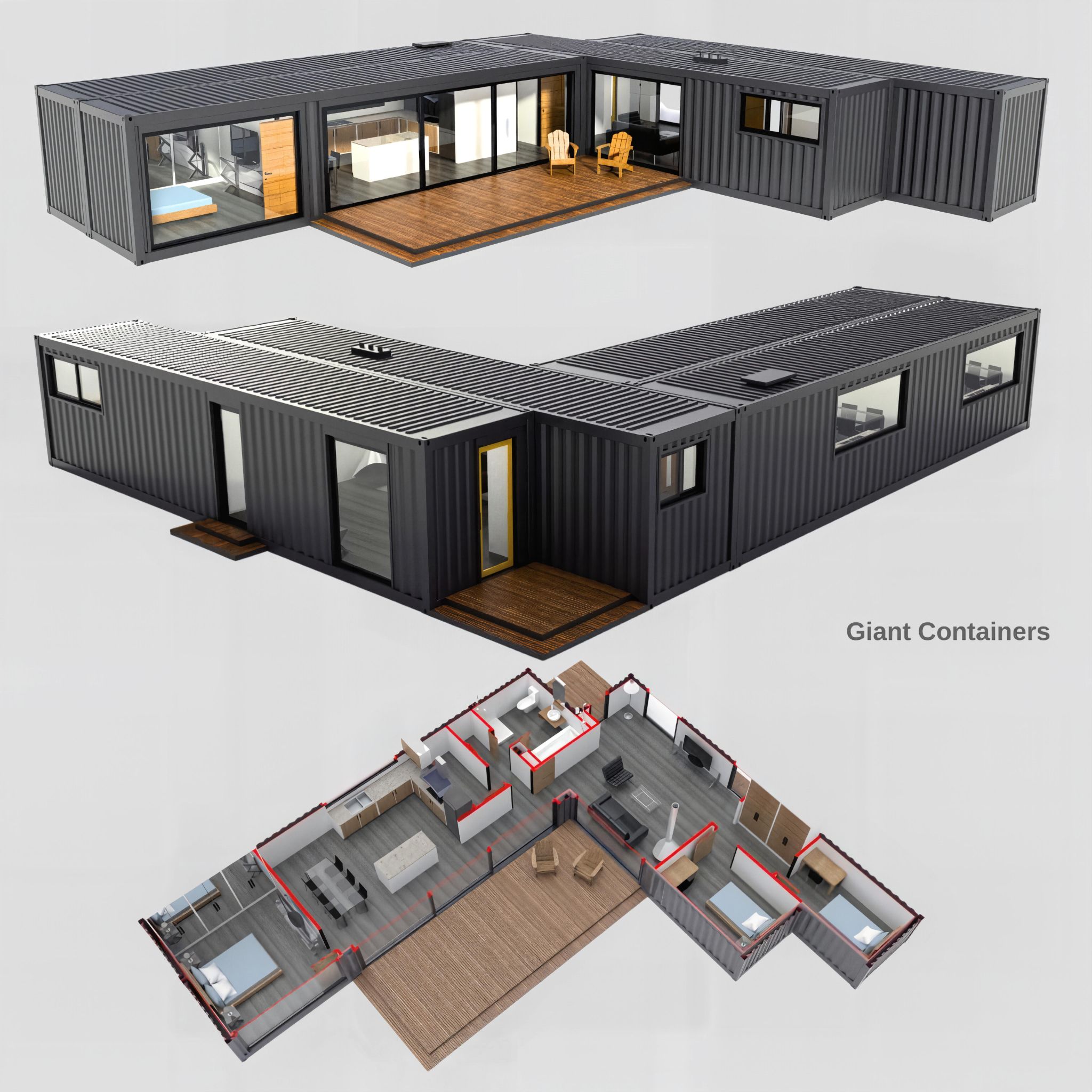 Shipping - They Fit 3 Bedrooms Into Containers… And It Actually Feels ...