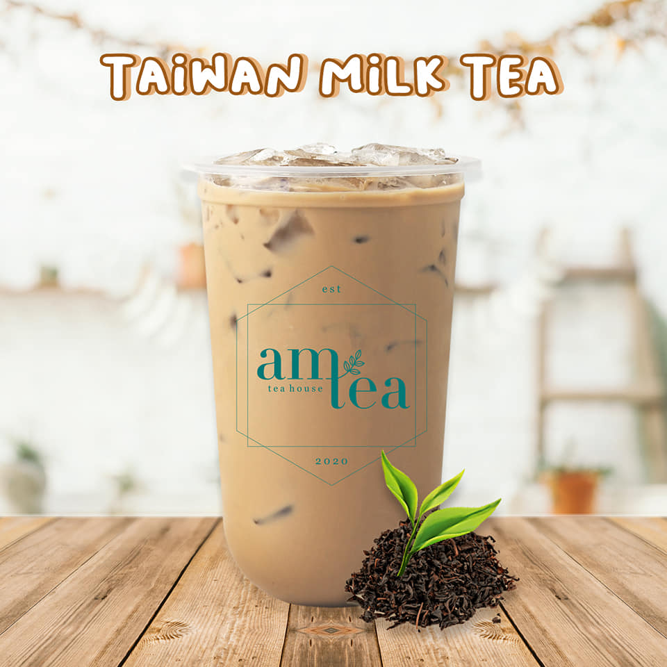 ชานมไต้หวันใส่ไซรับผลไม้... - Am Tea ตลาดพูนทรัพย์