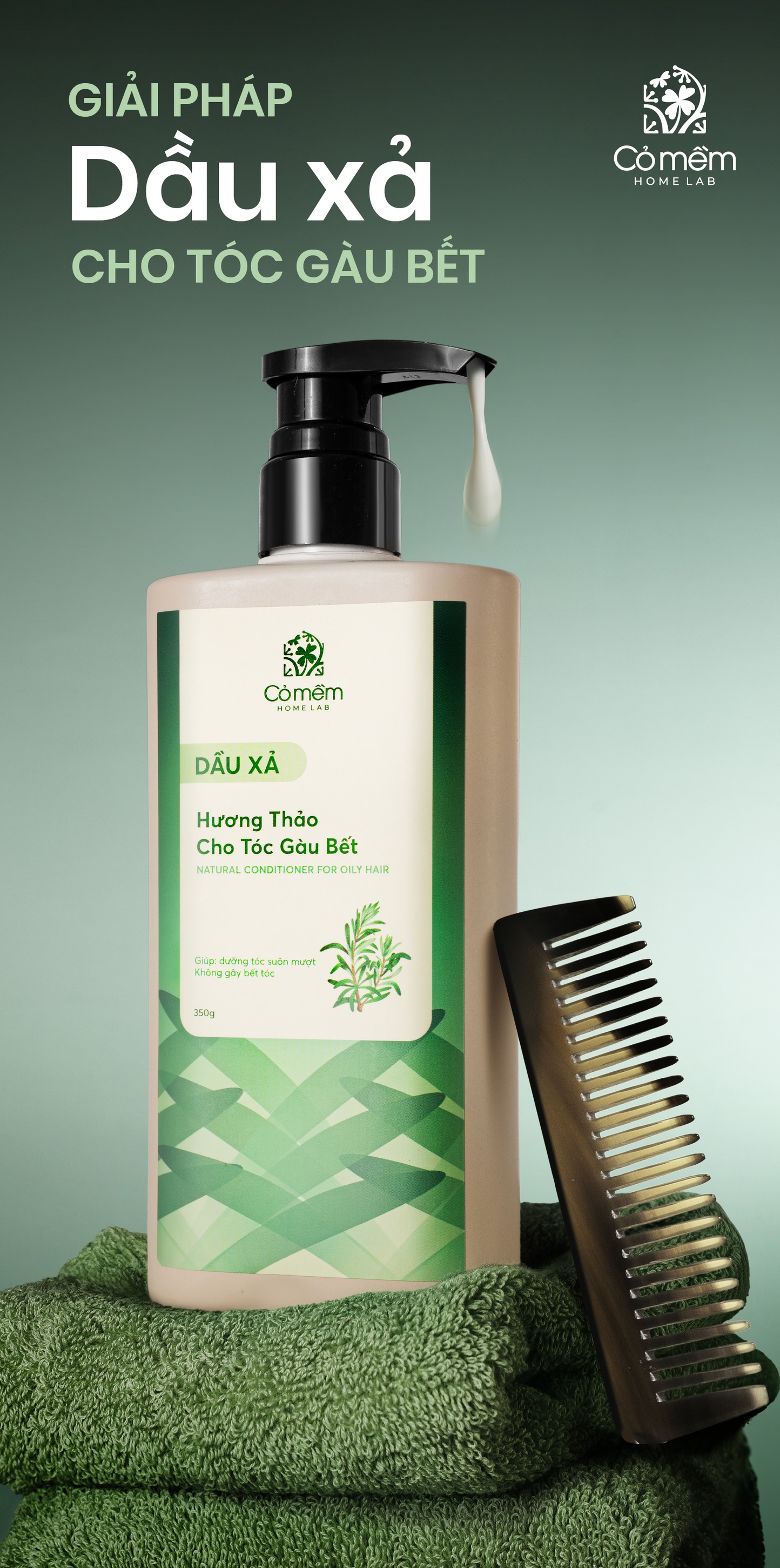 Cỏ mềm HomeLab - 🌿 Tóc gàu bết có nên dùng dầu xả không?... | Facebook