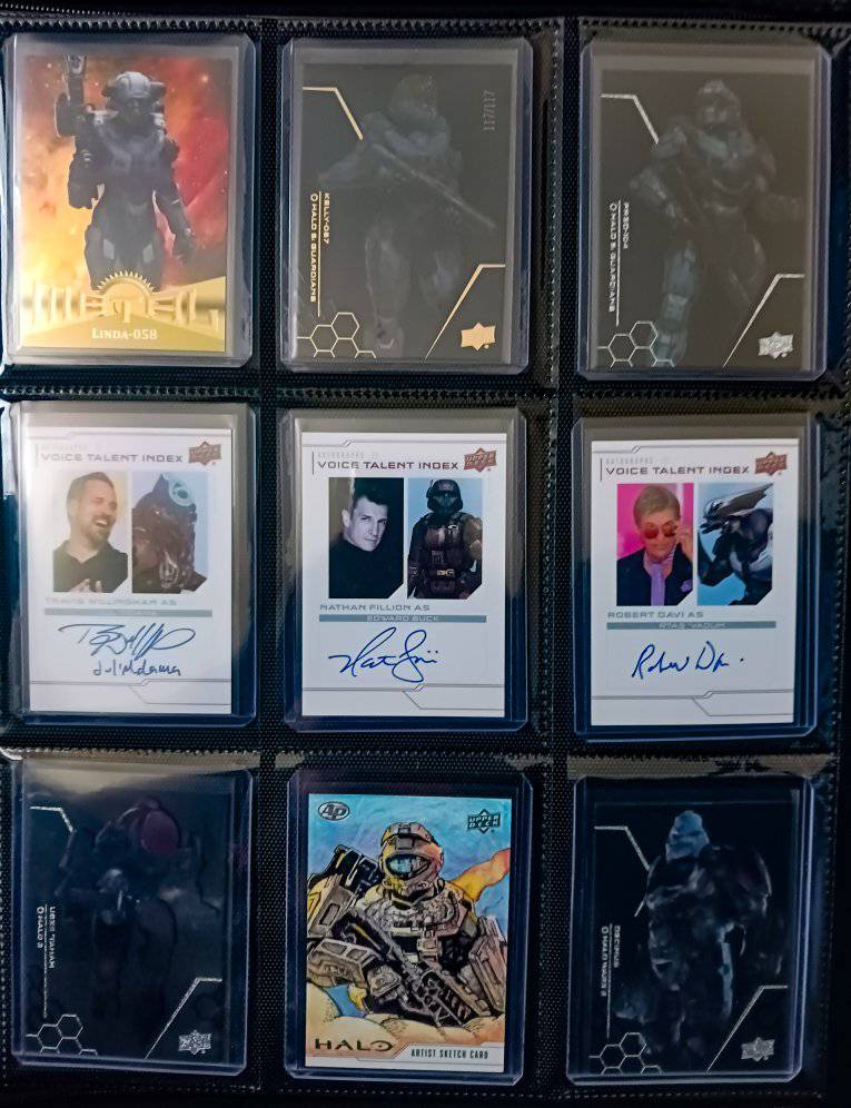 Halo: Legacy Collection cards unboxing and comparison