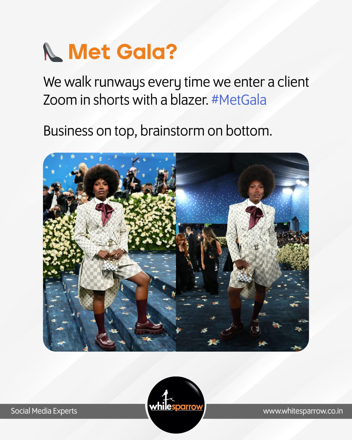 WhiteSparrow.co.in - Met Gala 2025 prep? Our creative squad’s been ...