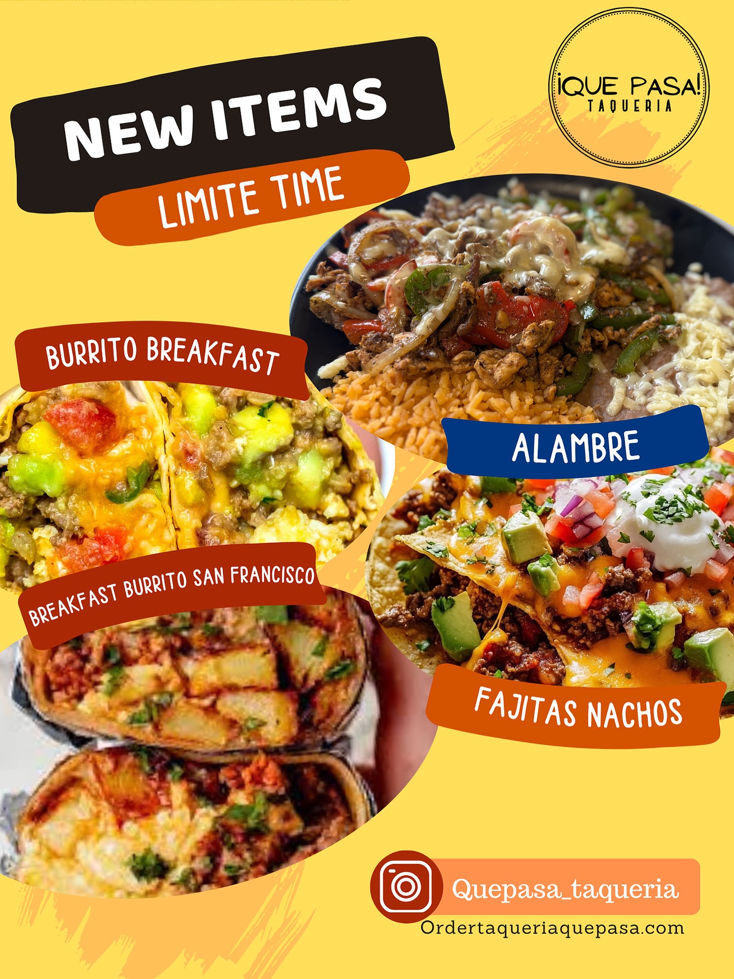 QUE - 🚨 NEW MENU ALERT! 🚨 Delicious new flavors have arrived! Try our ...