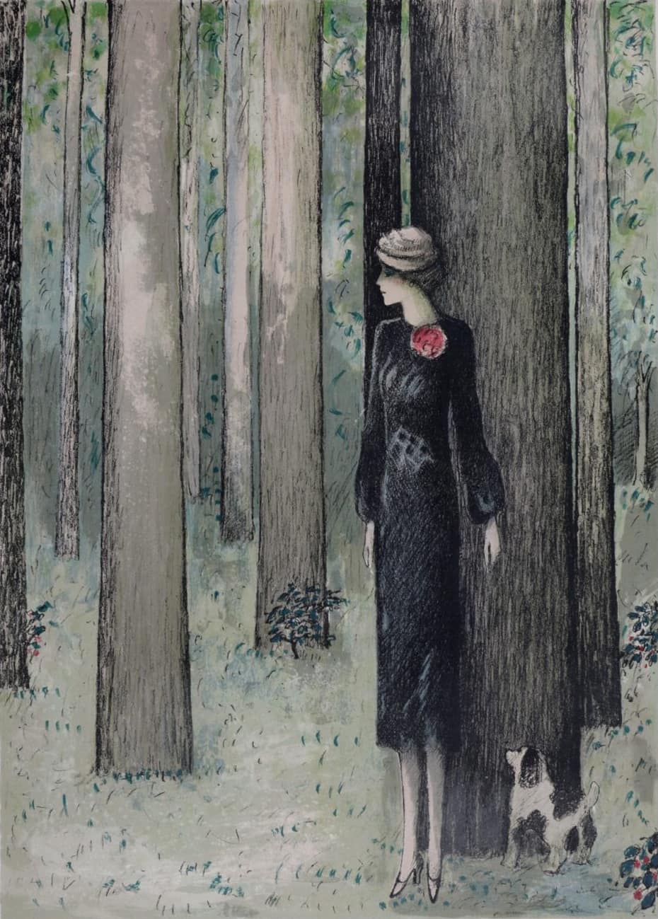 At the edge of the woods, 1980 Jean-Pierre Cassigneul (French