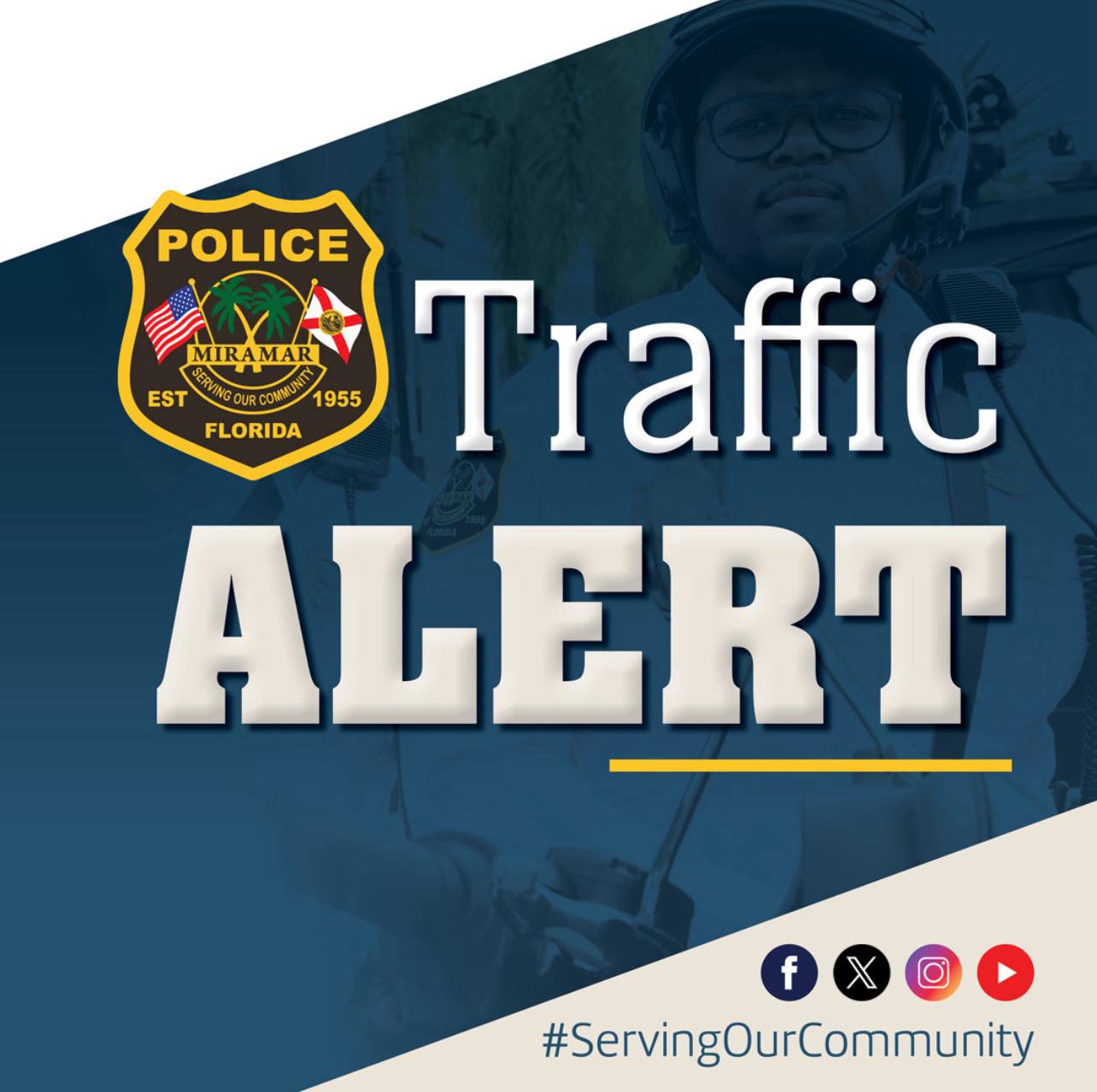 Miramar - TRAFFIC ALERT – ROAD CLOSURE Miramar Police are on scene in ...