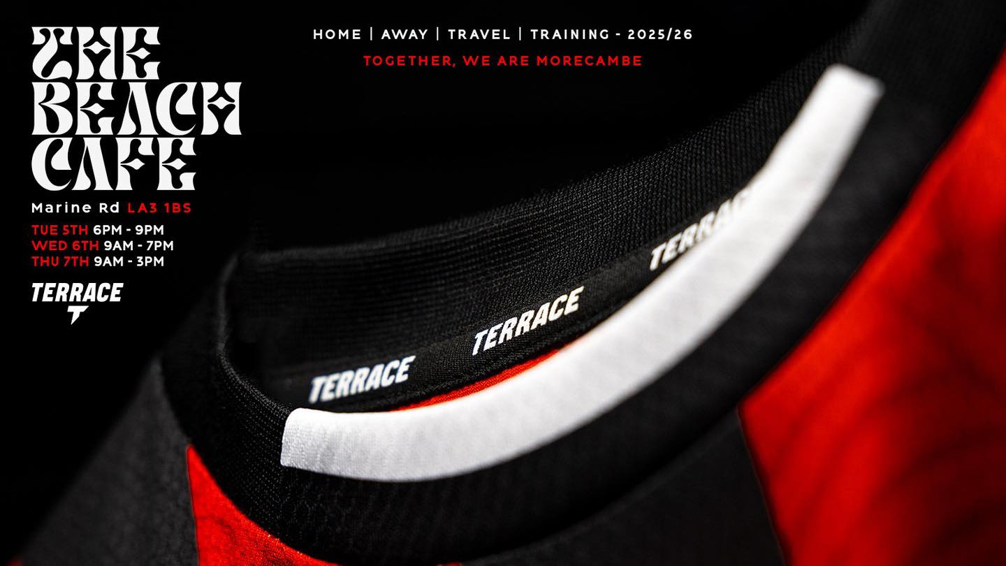 Shrimps Trust - The club’s fantastic kit providers Terrace... | Facebook