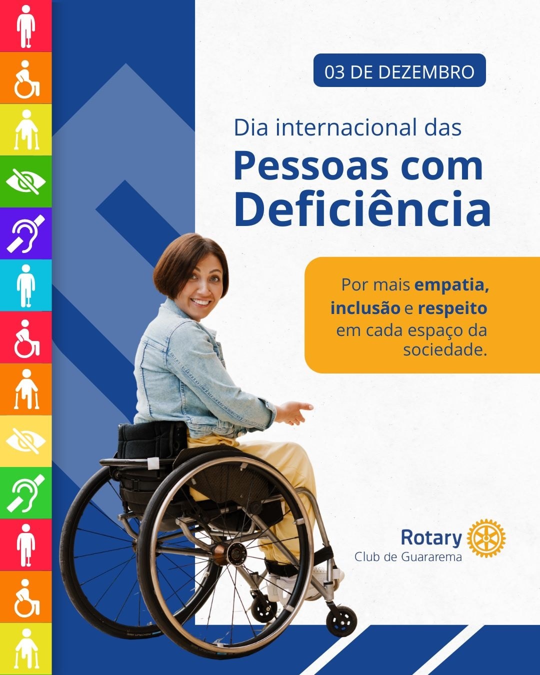 Rotary - 📅 3 de dezembro – Dia Internacional das Pessoas com ...