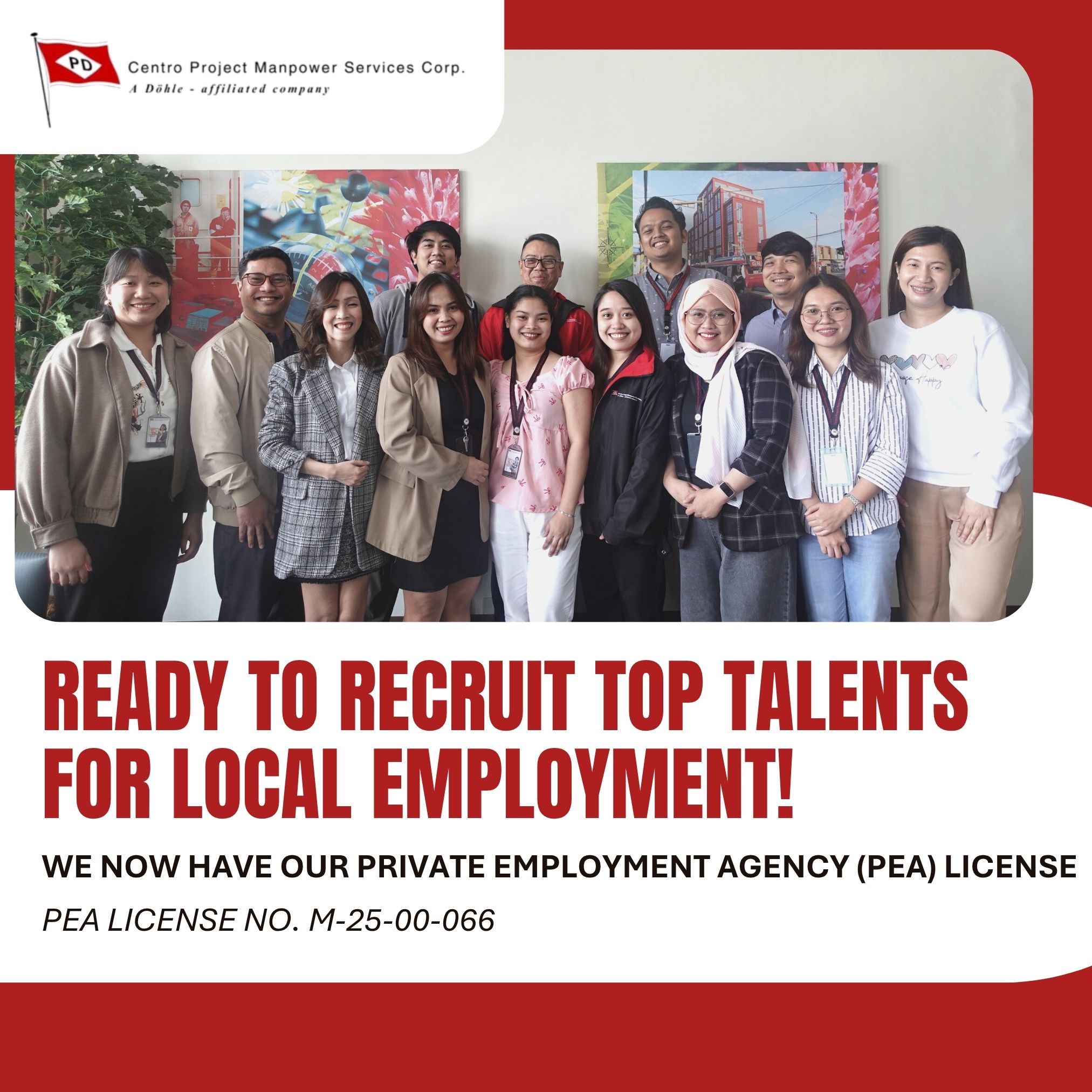 We’re ready to... - Centro Project Manpower Services Corp | Facebook