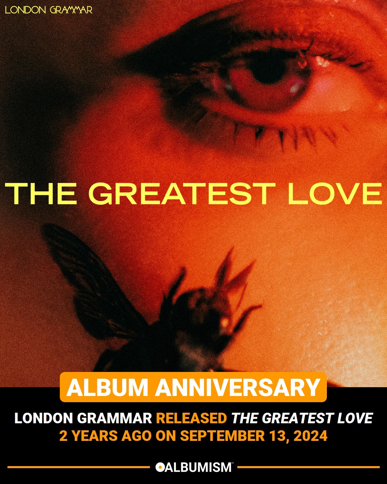 London Grammar released 'The Greatest Love' 2 years ago on
