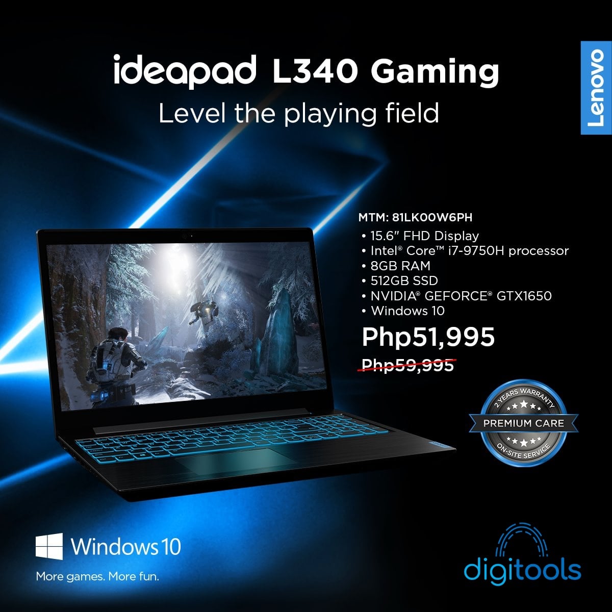 Digitools - It's game ready. Are you? The IdeaPad L340...