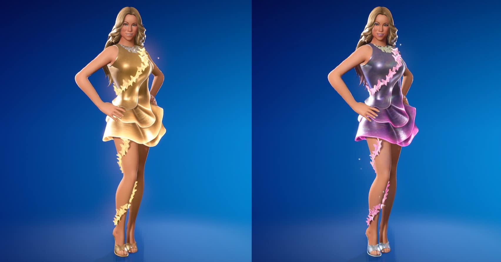 mariah carey gold dress fortnite NEW x SKIN!!! Category_Charity Event