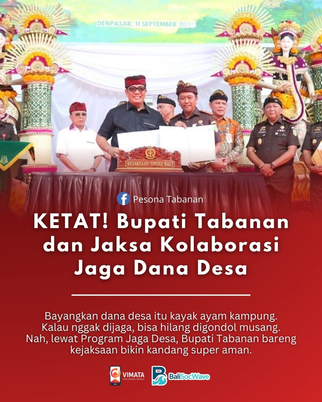 Pesona - Kalau biasanya “jaga desa” identik dengan bapak-bapak ronda ...