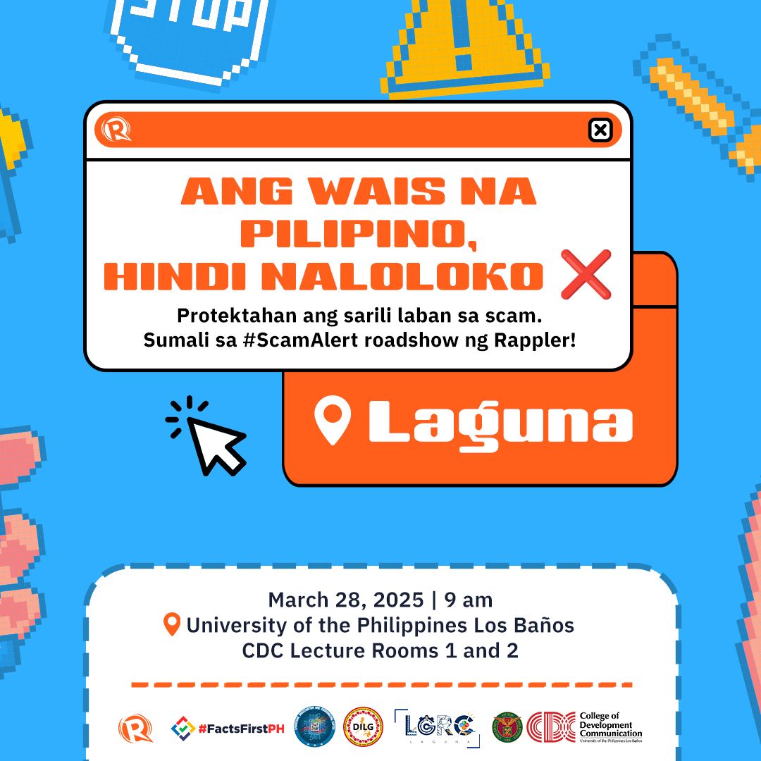 Rappler - Ikaw lang dapat ang sumakses, hindi ang mga scammer 🙅‍♀️ As ...