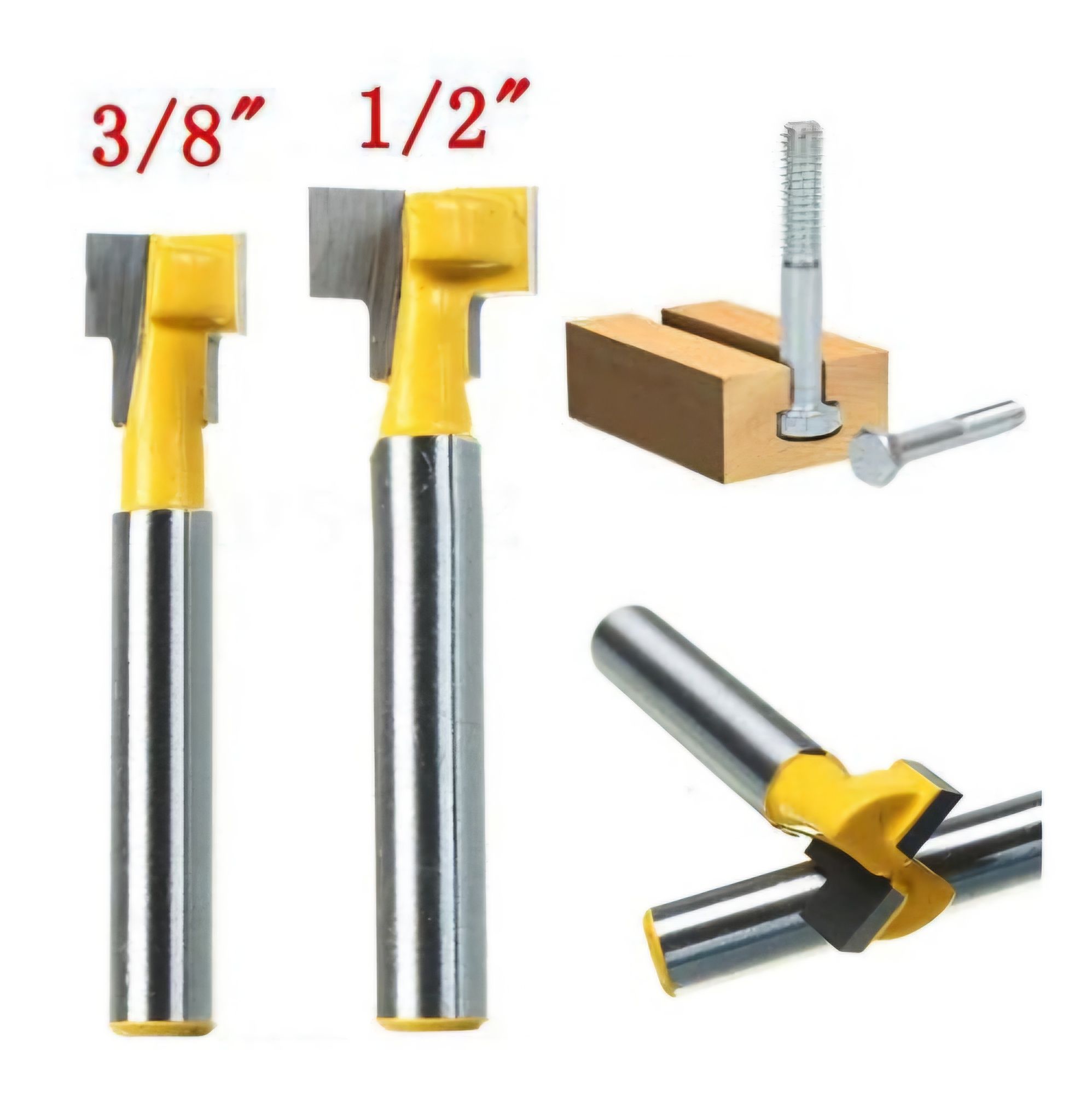 MARIA - 👉 These are T-slot #router bits, used to create sliding and ...