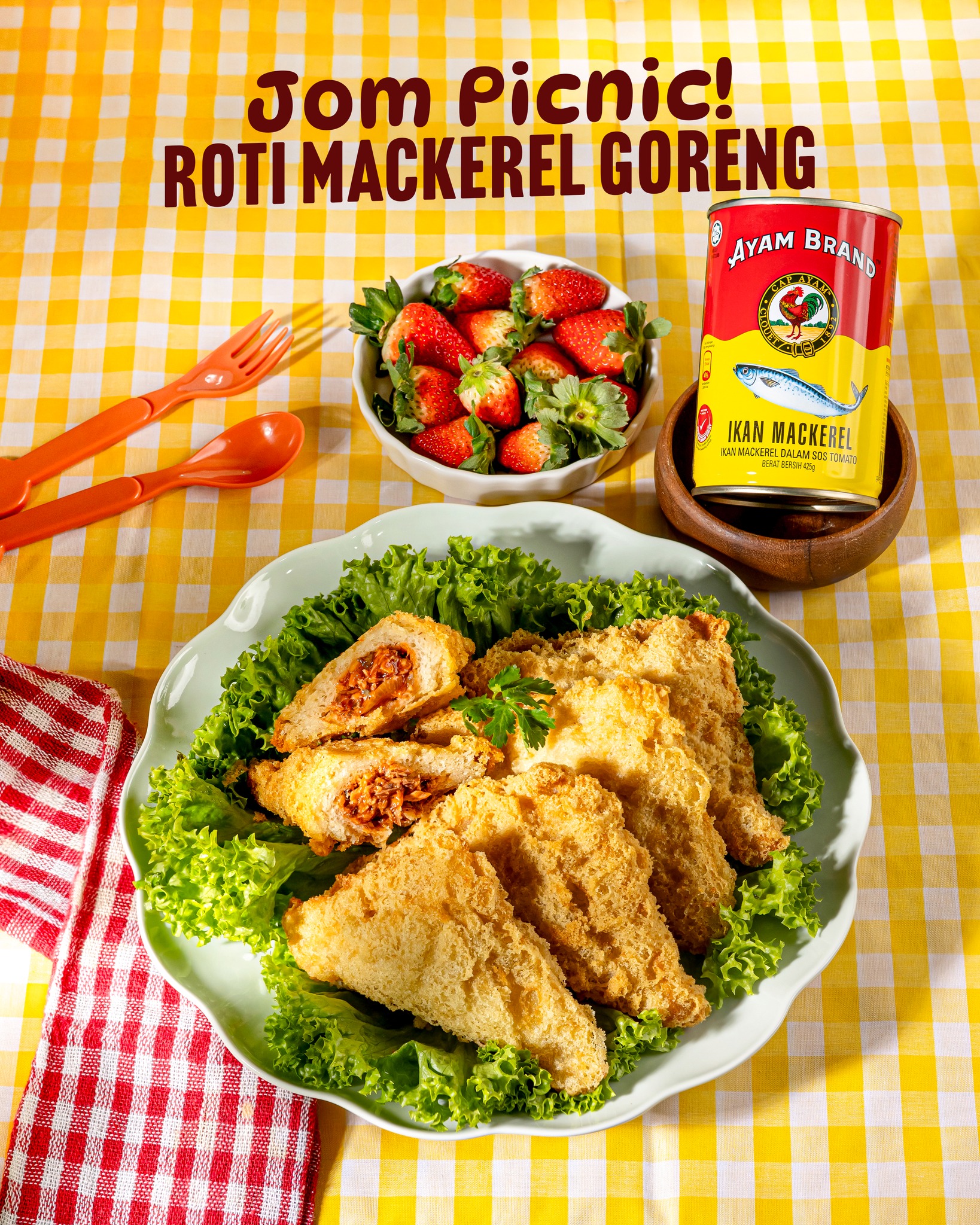 Ayam - 🥪🐟 Menu picnic paling win - Roti Mackerel Goreng! Gebu dan ...