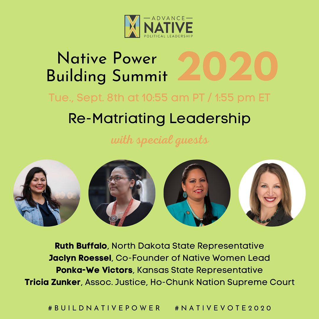 Across the country,... - Advance Native Political Leadership
