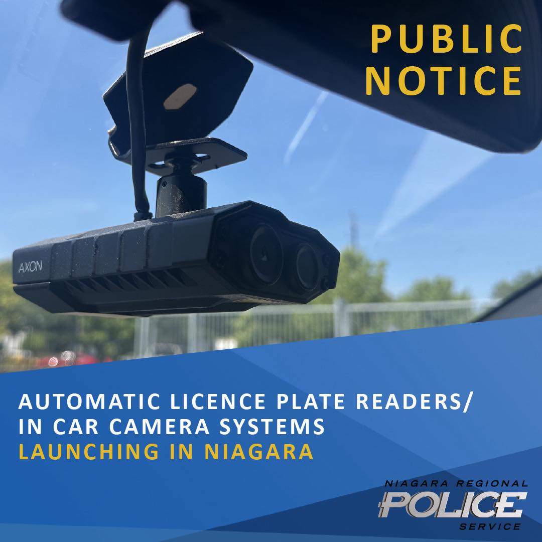 a*c様 P-MODEL Perspective 12inch　再生確認済　帯付 Niagara police deploy in-car cameras and license plate readers