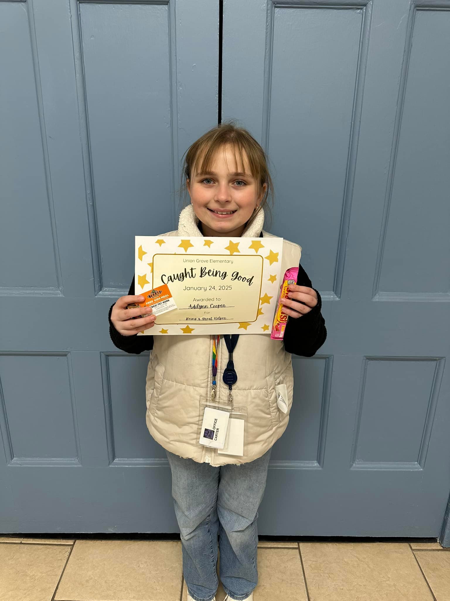 Congratulations to Adilynn... - Union Grove Elementary | Facebook