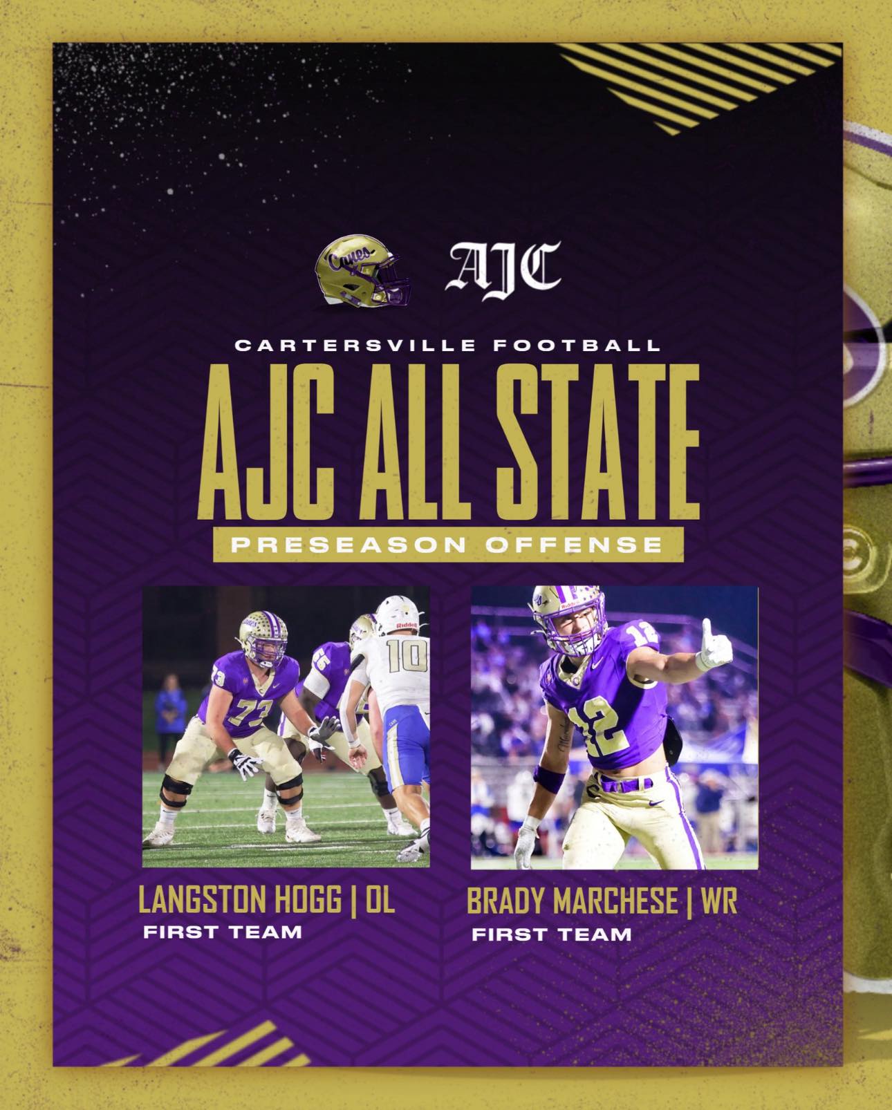 Congratulations to... - Cartersville Canes Touchdown Club | Facebook