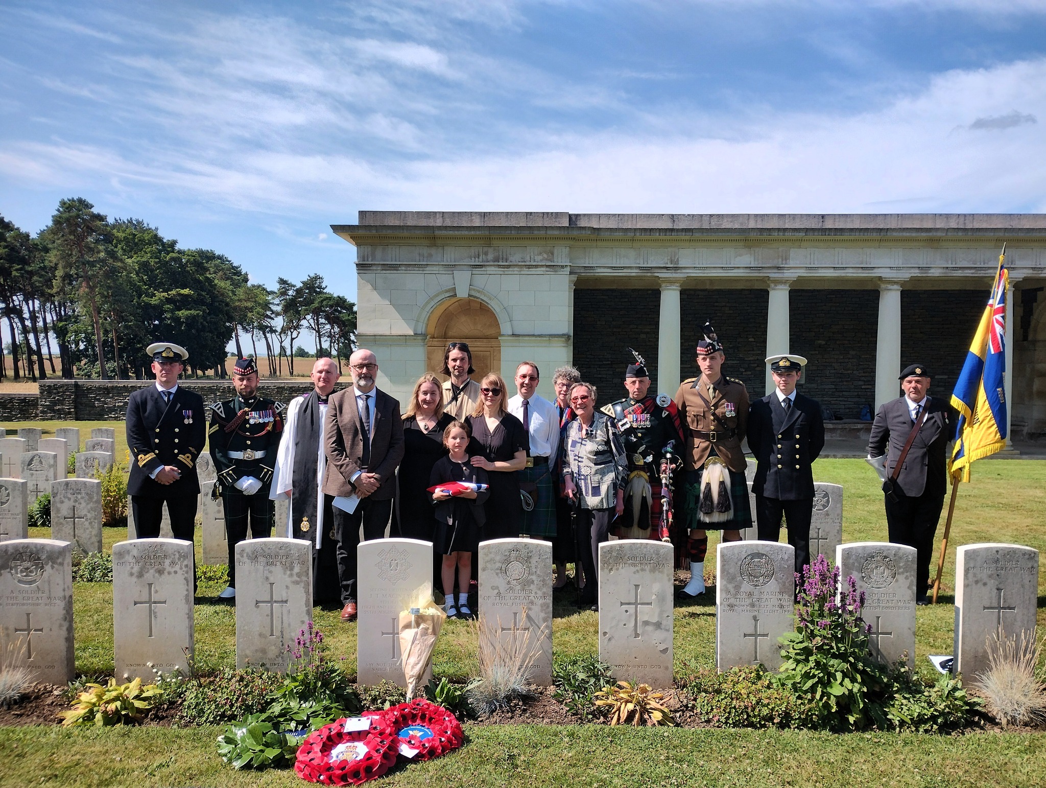 Commonwealth War Graves Commission - Ahead of the official unveiling of ...