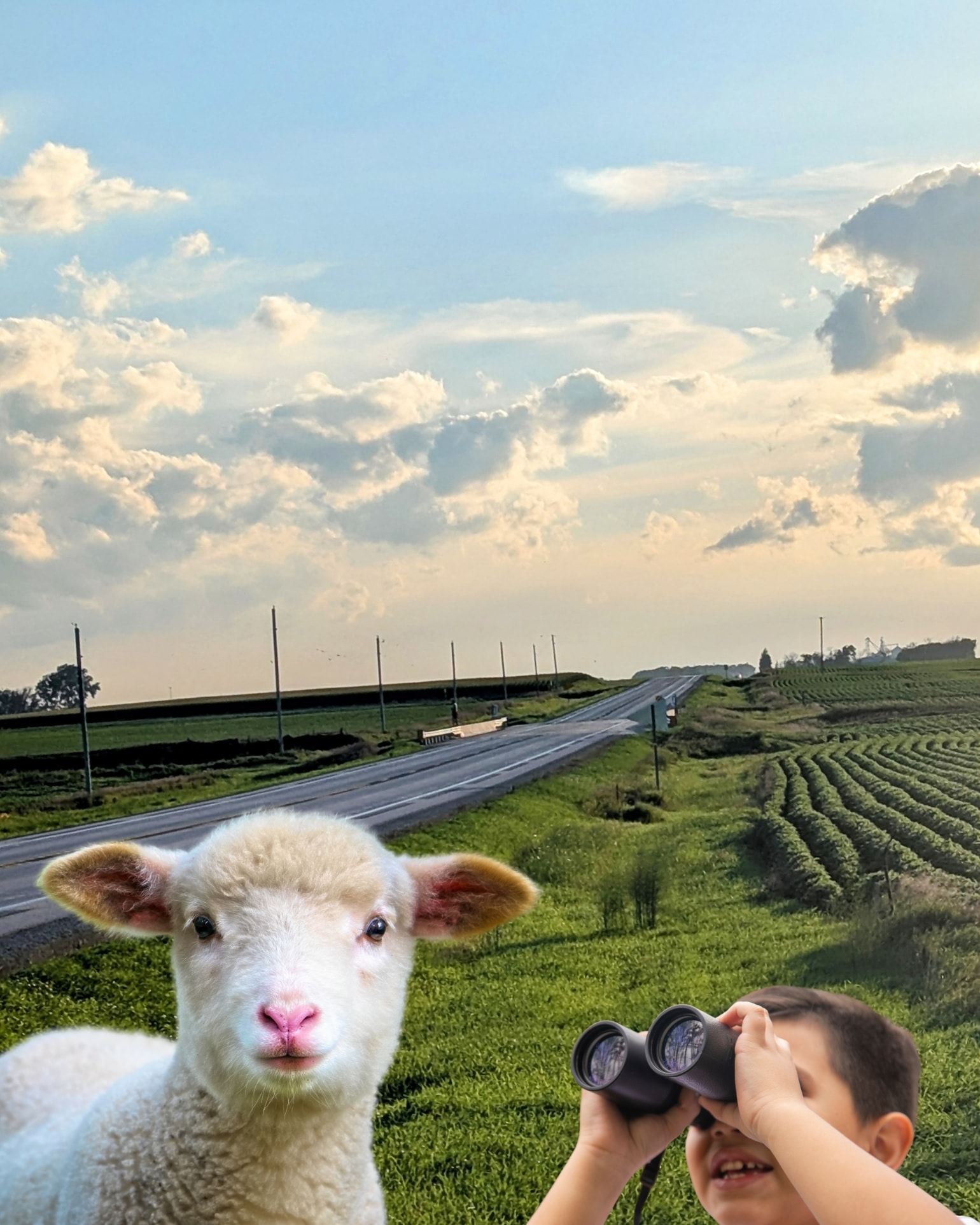 Who owns the lost sheep near highway in Franklin County?
