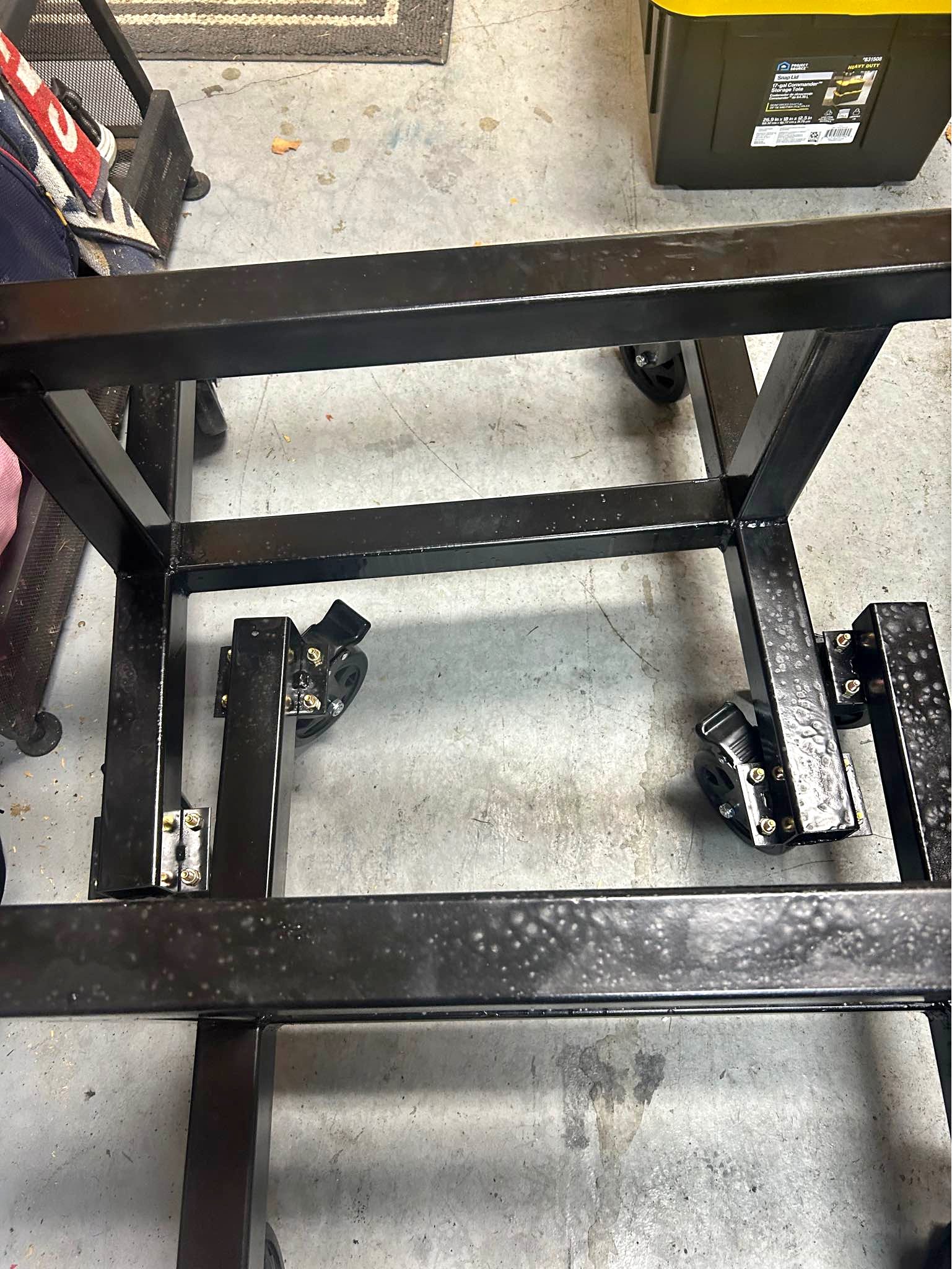 Dirt modified chassis stands with locking casters (new) (bicknell, TEO ...