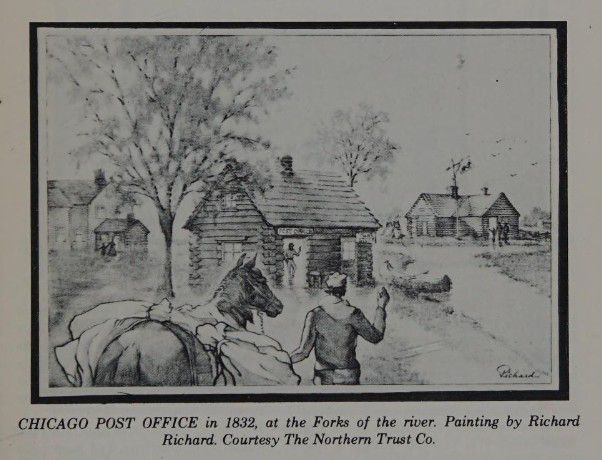 Original - Early postmen who carried the mail from Indiana or Michigan ...