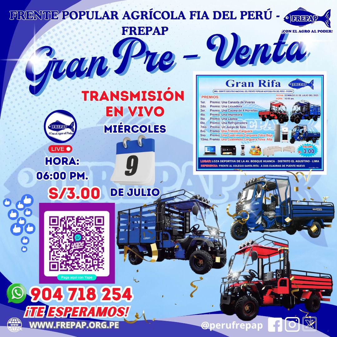 Frente Popular Agrícola FIA del Perú- FREPAP | Lima