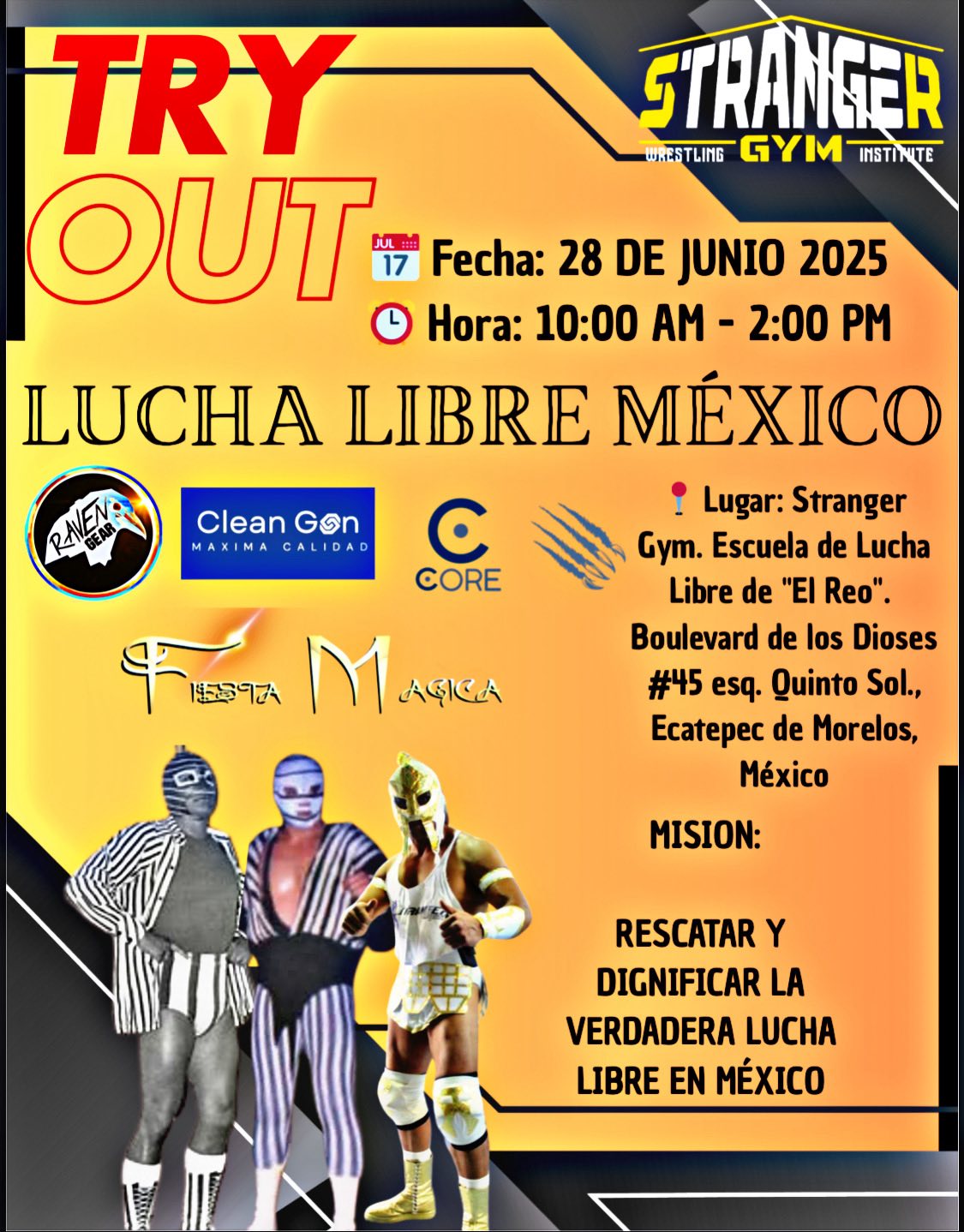 *¡ATENCIÓN, LUCHADORES!* *Stranger... - Raven gear Sports | Facebook