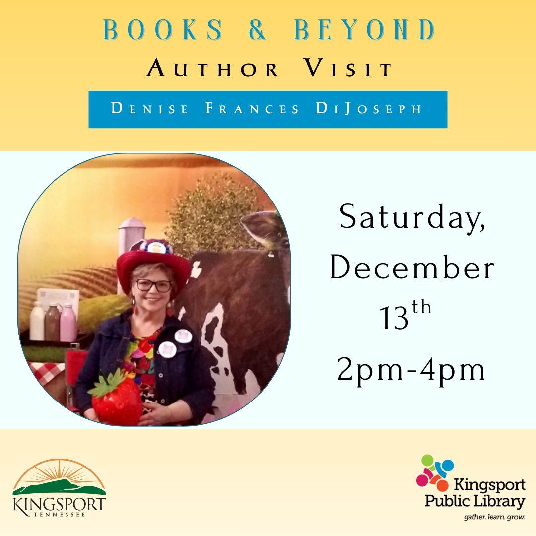 🐮Join us for an exciting author... - Kingsport Public Library | Facebook
