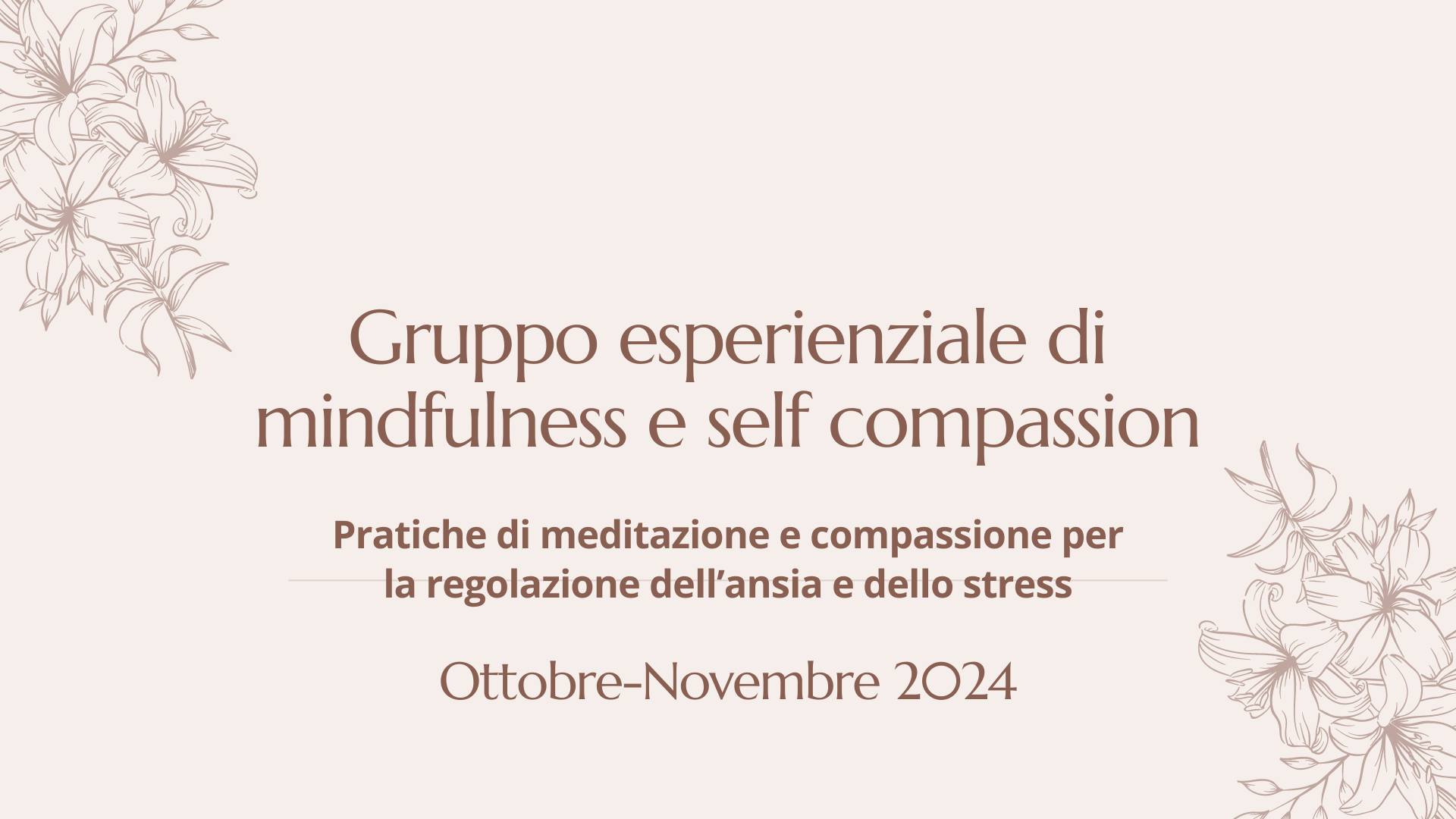 Percorso di mindfulness e self compassion: per la regolazione dell ...