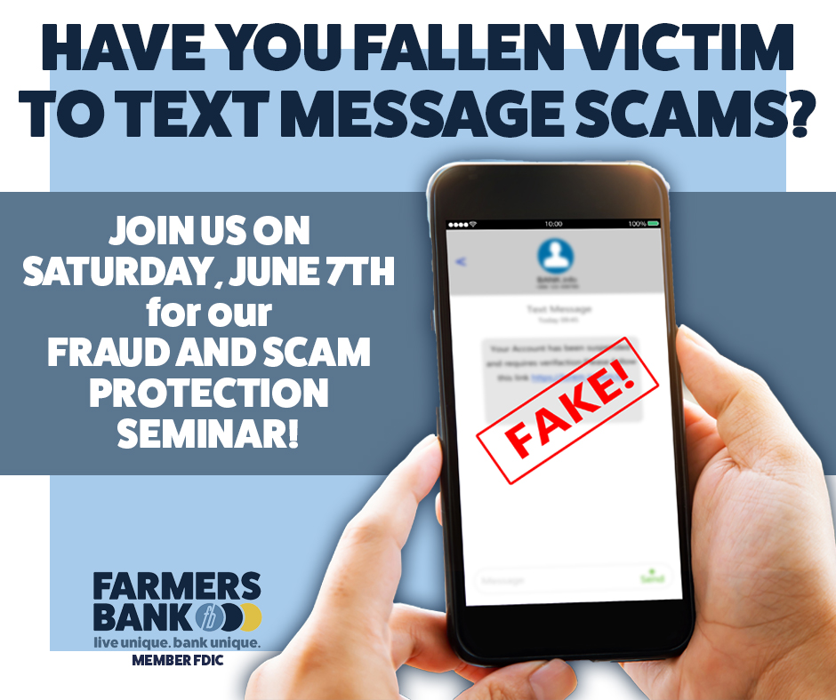 Farmers - 📱 Have you fallen victim to a Text Message Scam? You’re not ...