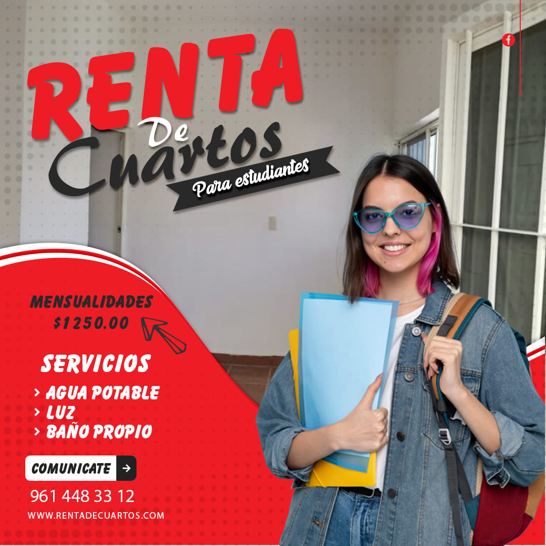 Renta de Cuartos Para Estudiantes | Tuxtla Gutiérrez