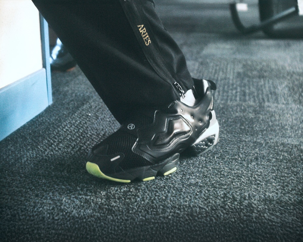 Aries x Reebok Instapump Fury 94 Available today at 10am Eastern