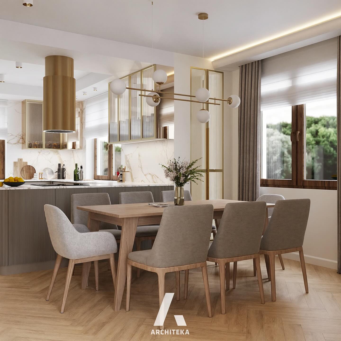 Kuchnia Modern Beige ... - Architeka - domy i wnętrza | Facebook