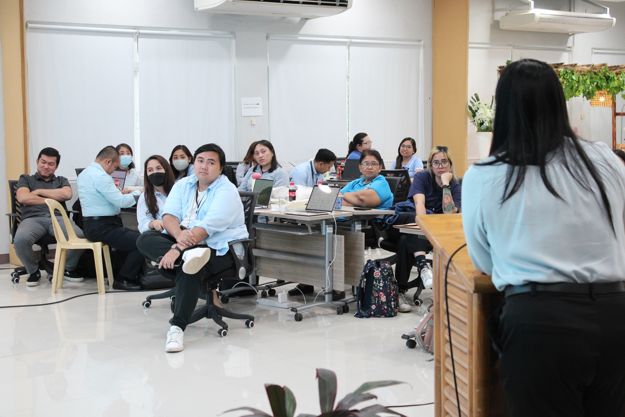DOST - DOST-PCAARRD participants actively engage in group discussions ...