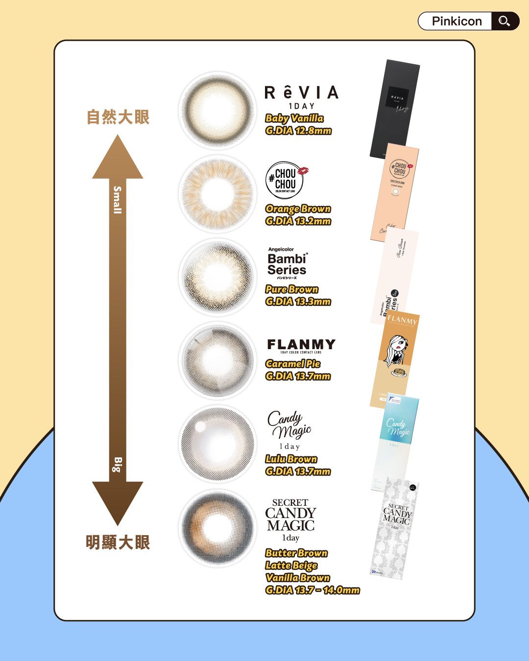 pinkicon - ♥中村翔子の愛用款♥ 日本動漫達人-翔子 日常妝都用緊Naturali 1Day Charming Brown顏色自然 ...
