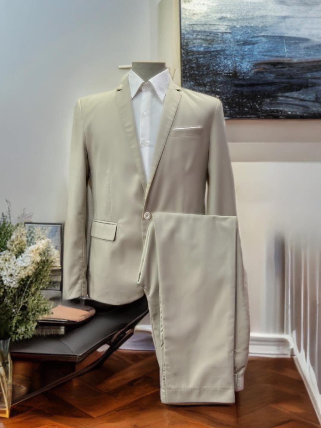 สูทเจ้าบ่าวสีน้ำเงินเข้ม เช่าตัดใหม่ | Midnight Blue Groom Suit for Rent