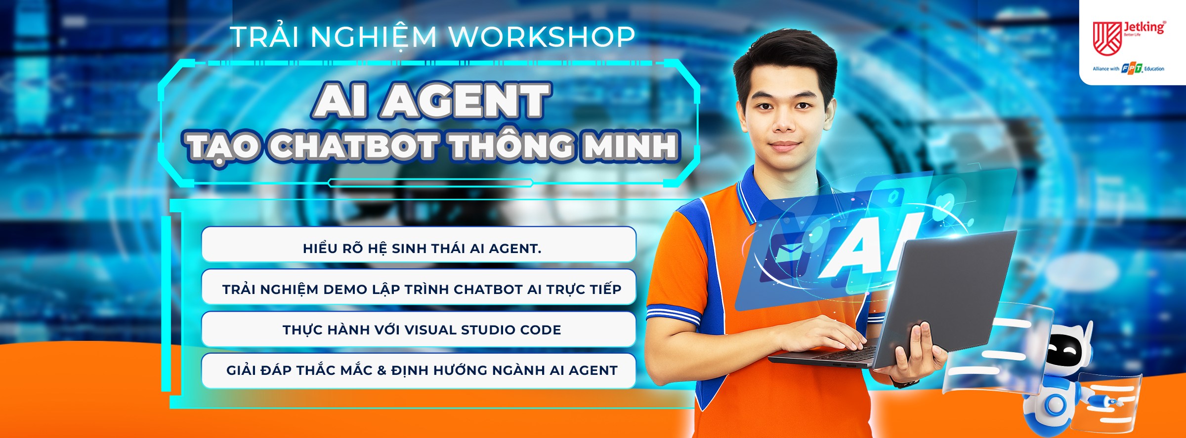 FPT Jetking - Hệ thống đào tạo AI AGENT | Quận 3
