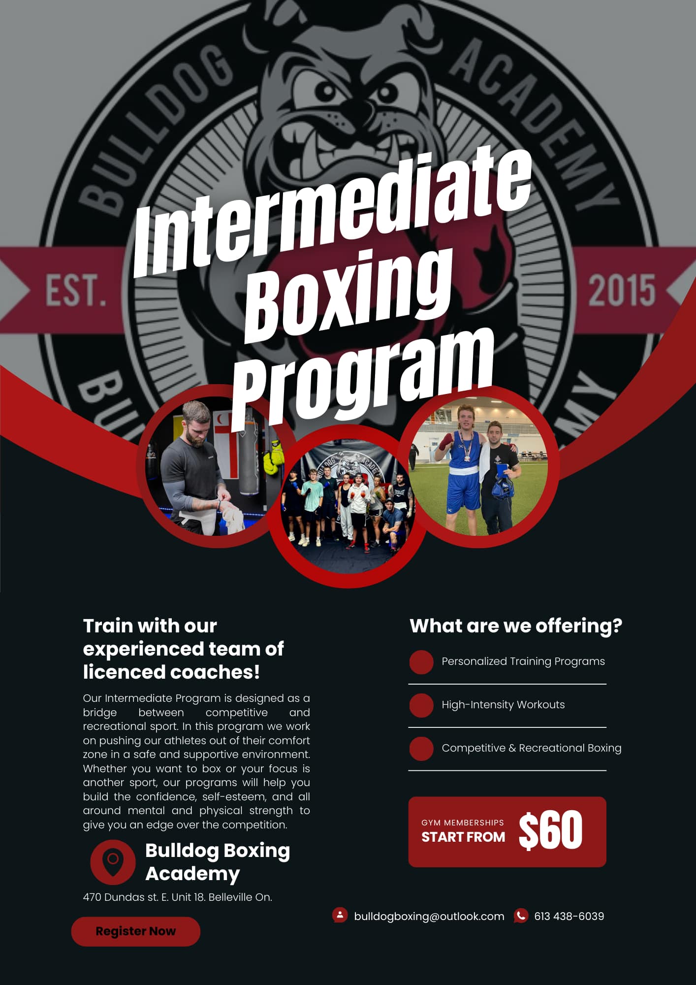 Bulldog - A few spaces just opened up in our Intermediate Boxing ...
