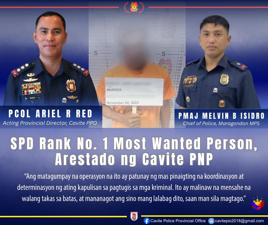 PRESS RELEASE NO.... - Cavite Police Provincial Office | Facebook