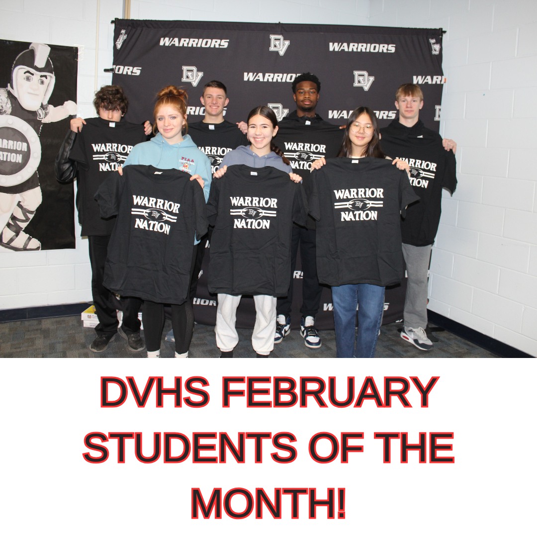 Delaware Valley School District - Congratulations to the DVHS February ...