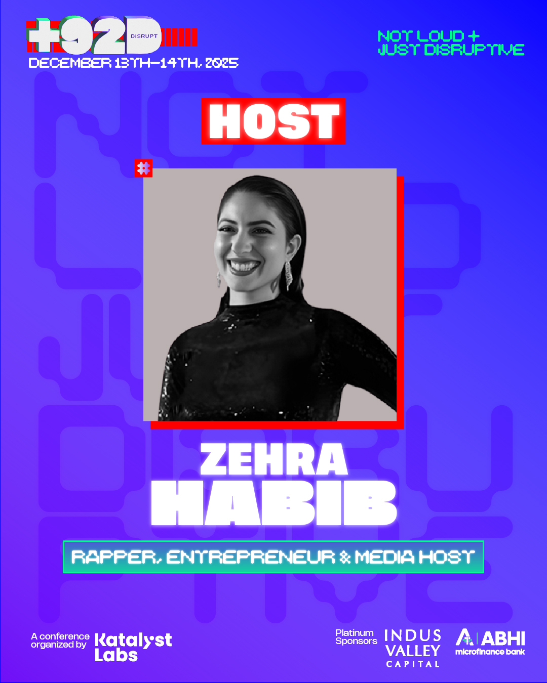 Katalyst - Say hello to Zehra Habib, one of our hosts for +92Disrupt ...